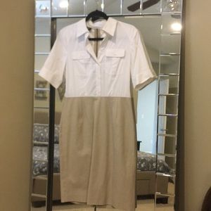 Paper white dress